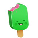 cream happy ice icon